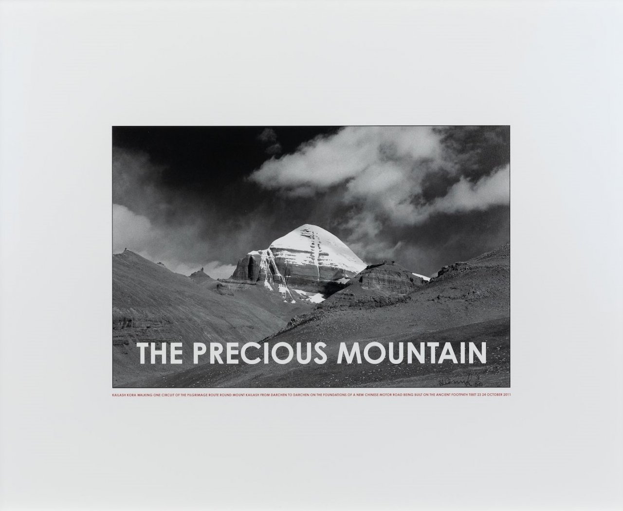 BIRD SONG / HAMISH FULTON ハミッシュ・フルトン作品集 Hamish Fulton, Boulder, Iceland 2008, 2008 | Galerie Thomas